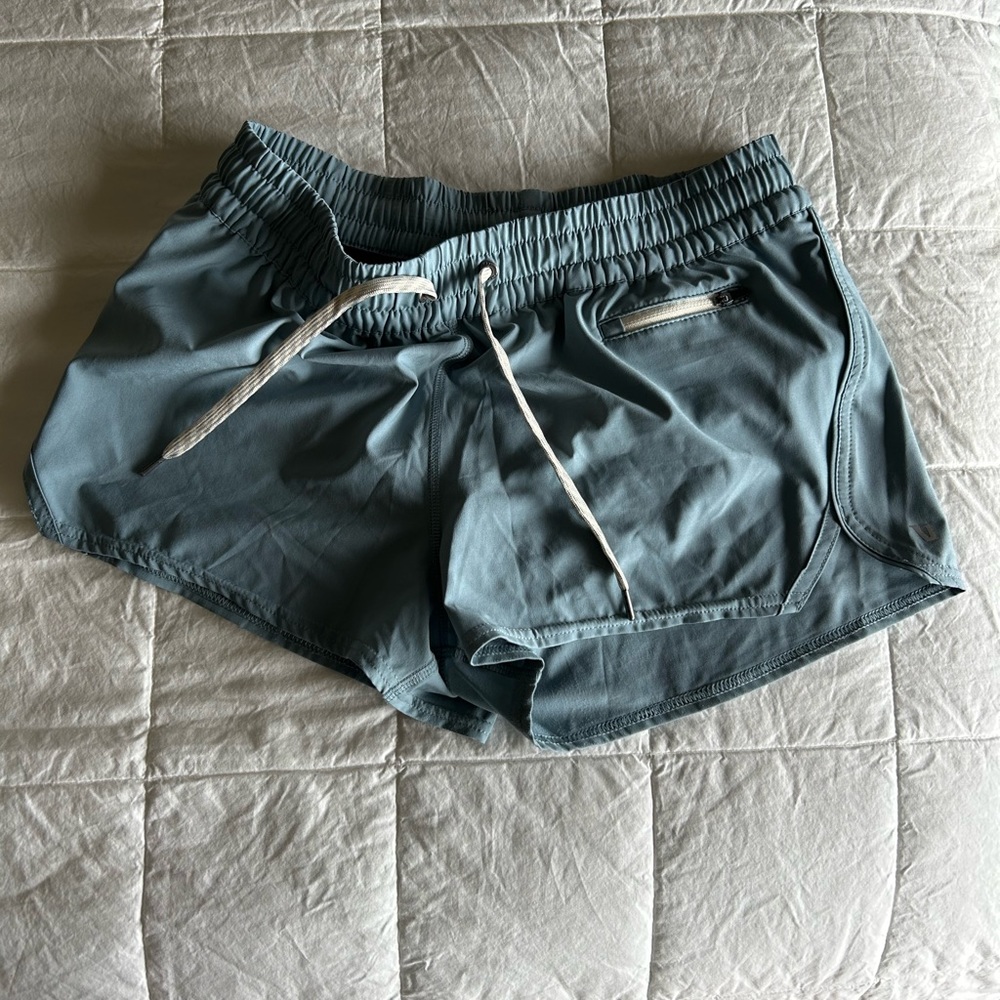 Vuori ‘Clementine’ shorts.  Size L.  Dusty/hazy blue. Seldom worn. 2.5” inseam